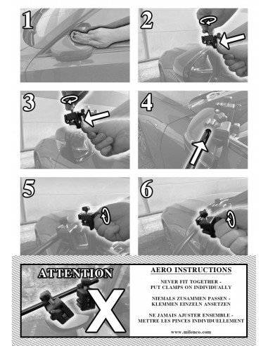Juego de Espejos Milenco Aero 3...