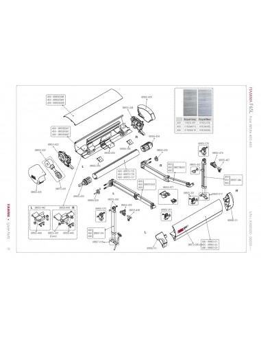 Kit Fijación Rafter Toldos Fiamma F65