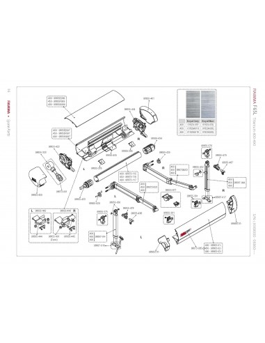 Kit Fijación Rafter Toldos Fiamma F65