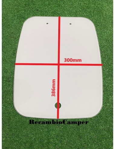 Cristal Fregadero Dometic. Color Blanco
