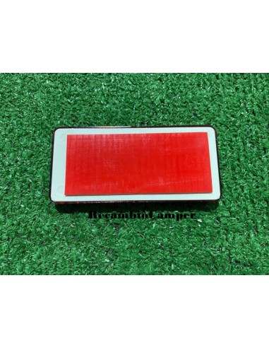 Catadióptrico Adhesivo Rojo 94x44mm
