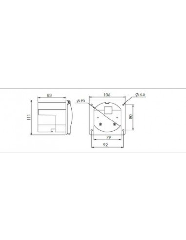 Toma externa 220v