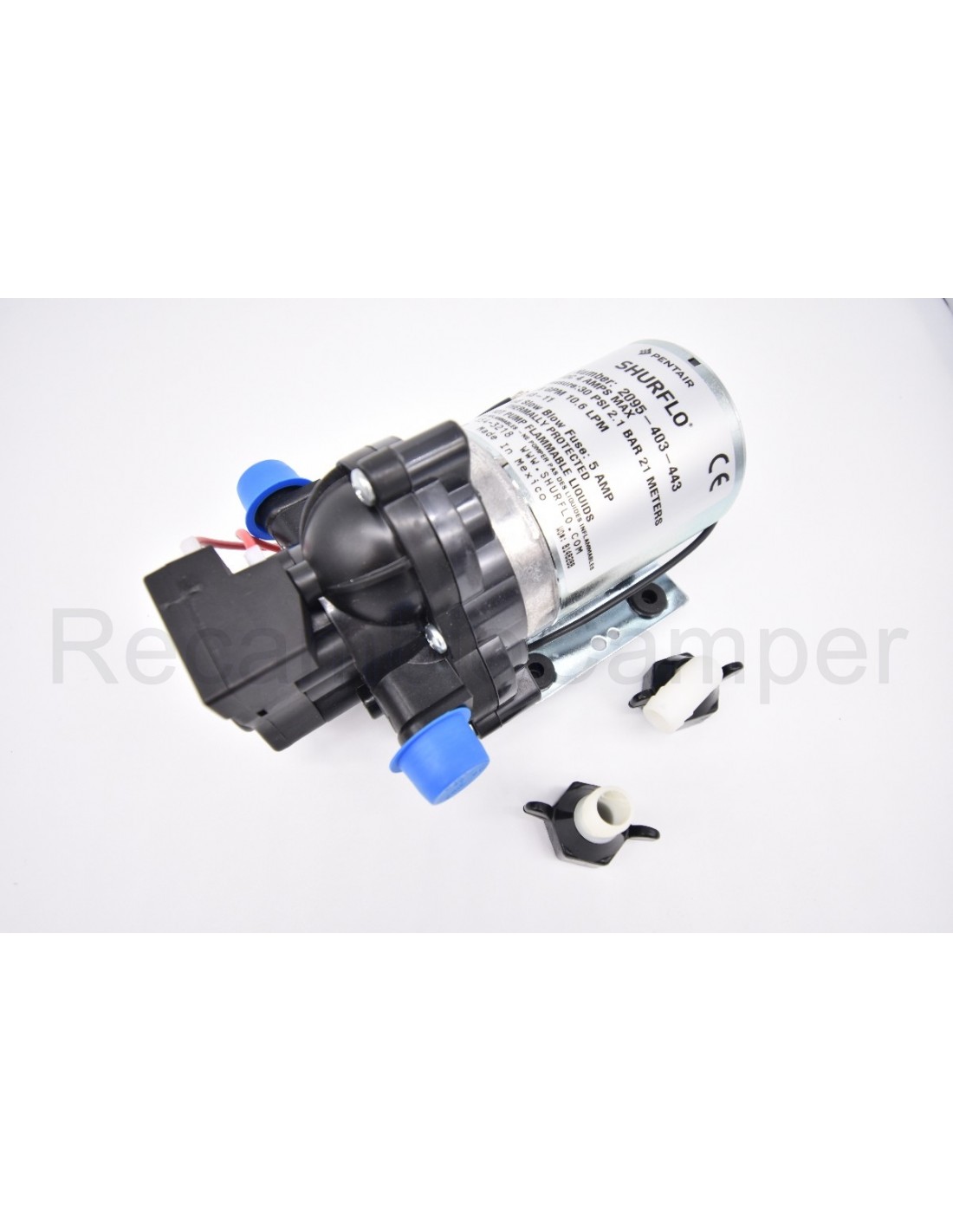 thumbnail image 2 of Shurflo Pentair Water Pump 23/240v 10l - 45PSI 2 of 9