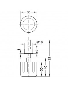 Pomo Largo Para Cerradura... 2
