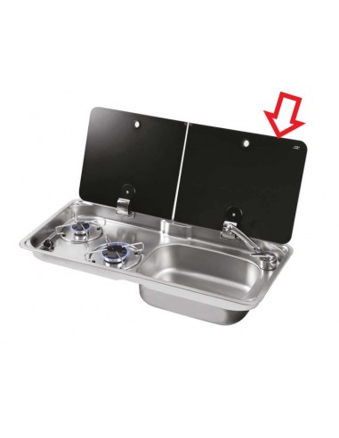 Cristal Derecho Cocina Fregadero Can...