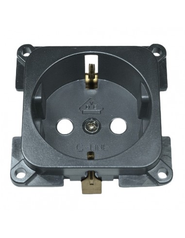 Toma Enchufe 230v Gris Antracita. C-Line