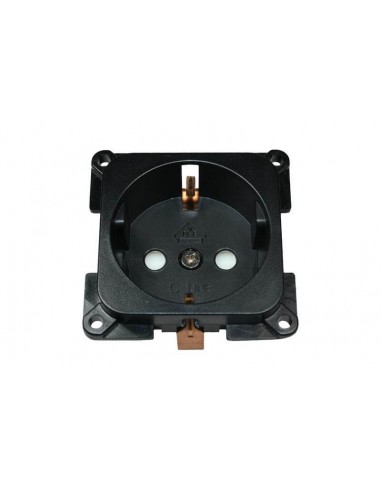 Toma Enchufe 230v color Negro. C-Line