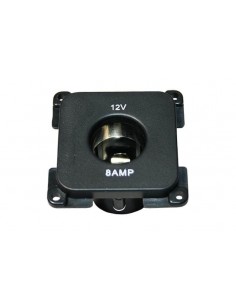Toma 12v C-Line Color Negro