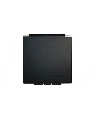 Toma Externa de 230v.Color Negro