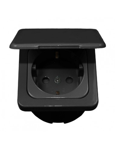 Toma Completa Enchufe 230v Color Gris...