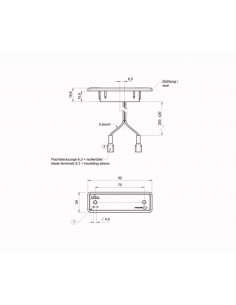 Luz Matrícula K575 Led 2