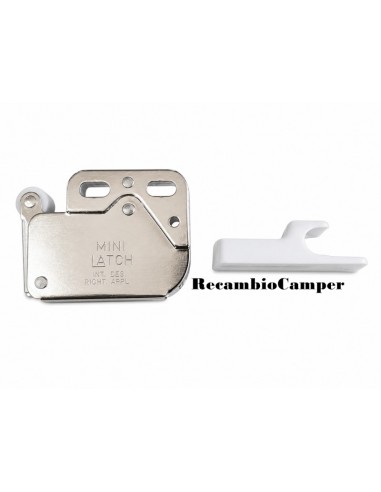 Cierre Muebles Mini Latch. Color Blanco