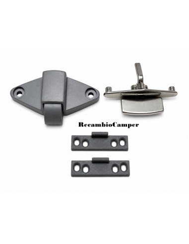 Kit Recambio Leva Manilla Mueble Cromada