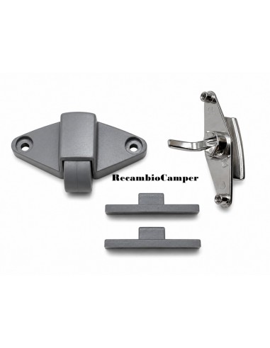 Kit Recambio Leva Manilla Mueble Cromada
