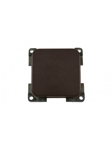 Interruptor C-Line Color Marrón Oscuro