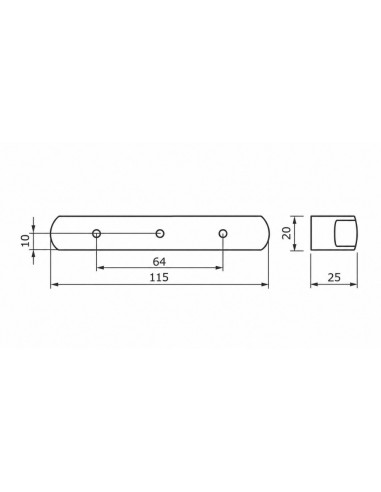 Kit Manilla ABS AS235 para Muebles de...
