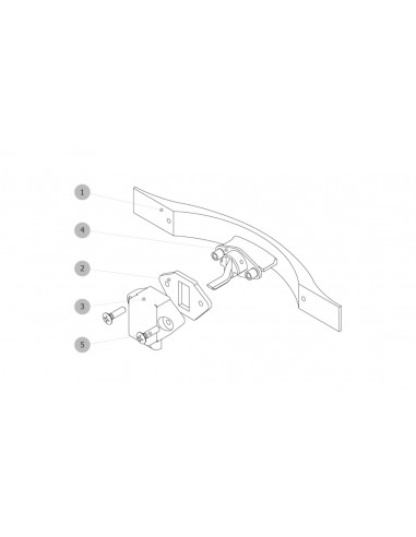 Kit Leva Recambio Manilla Muebles V1242
