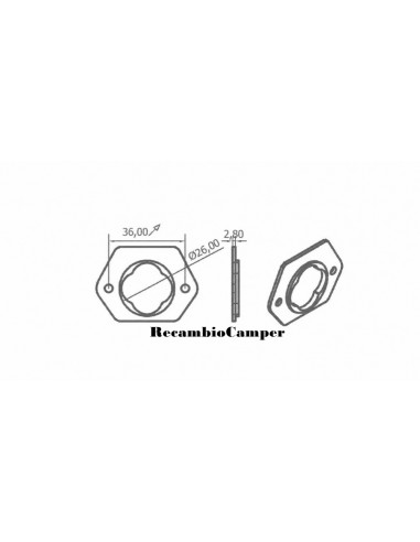Placa de Espesor Cierre Push Mini 2.8mm