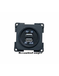 Toma Doble USB 5v 1A y...