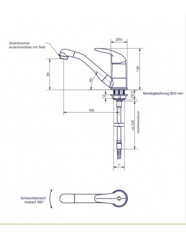 Grifo Mezclador con Microinterruptor....